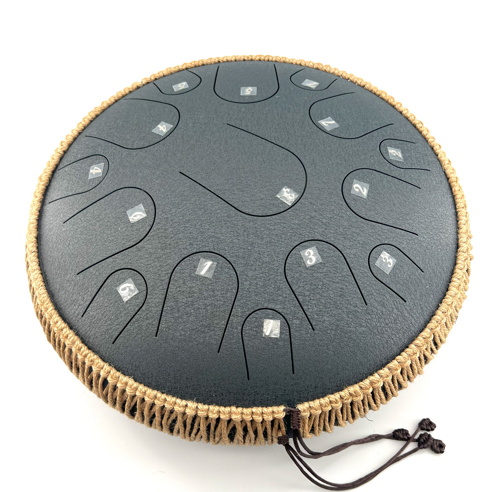 Hluru Steel Tongue Drum 14" 15-Note D Major