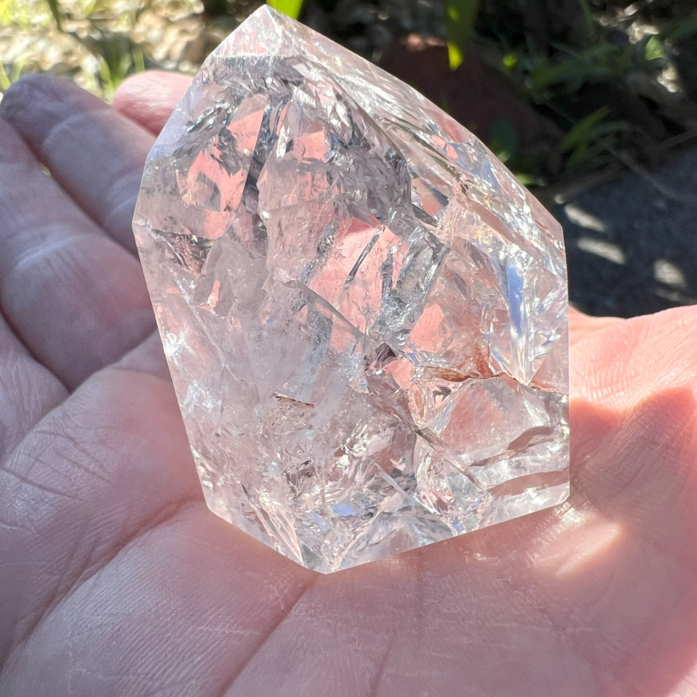 
                  
                    Clear Quartz Point - Crackle Quartz Point
                  
                