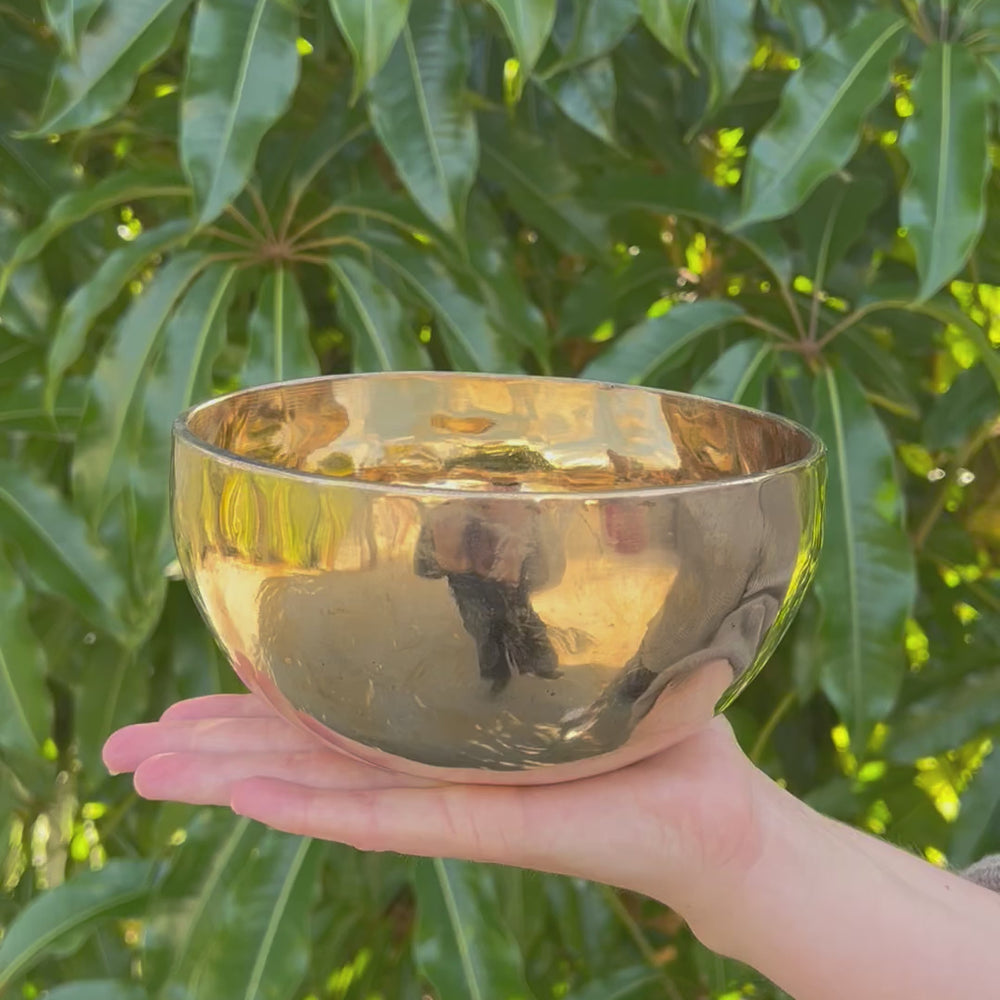 
                  
                    Load and play video in Gallery viewer, Tibetan Singing Bowl - Crown Chakra 3
                  
                